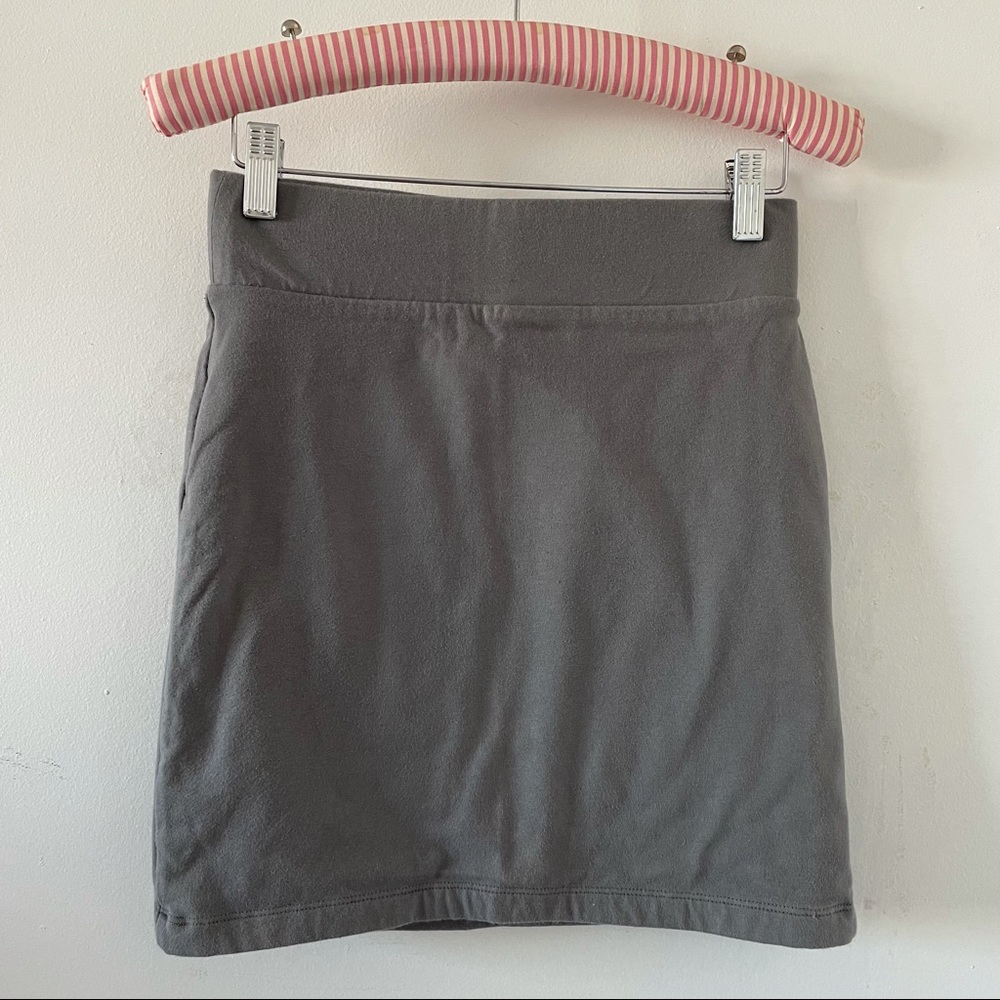 F21 Grey Bandage Mini Skirt